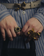 –SPECIAL– “GUCCI” 2010’s Ribbon crest statement ring