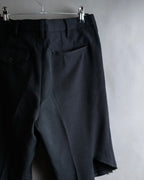 "COMME des GARCONS HOMME PLUS" 19SS Cut-off design slacks