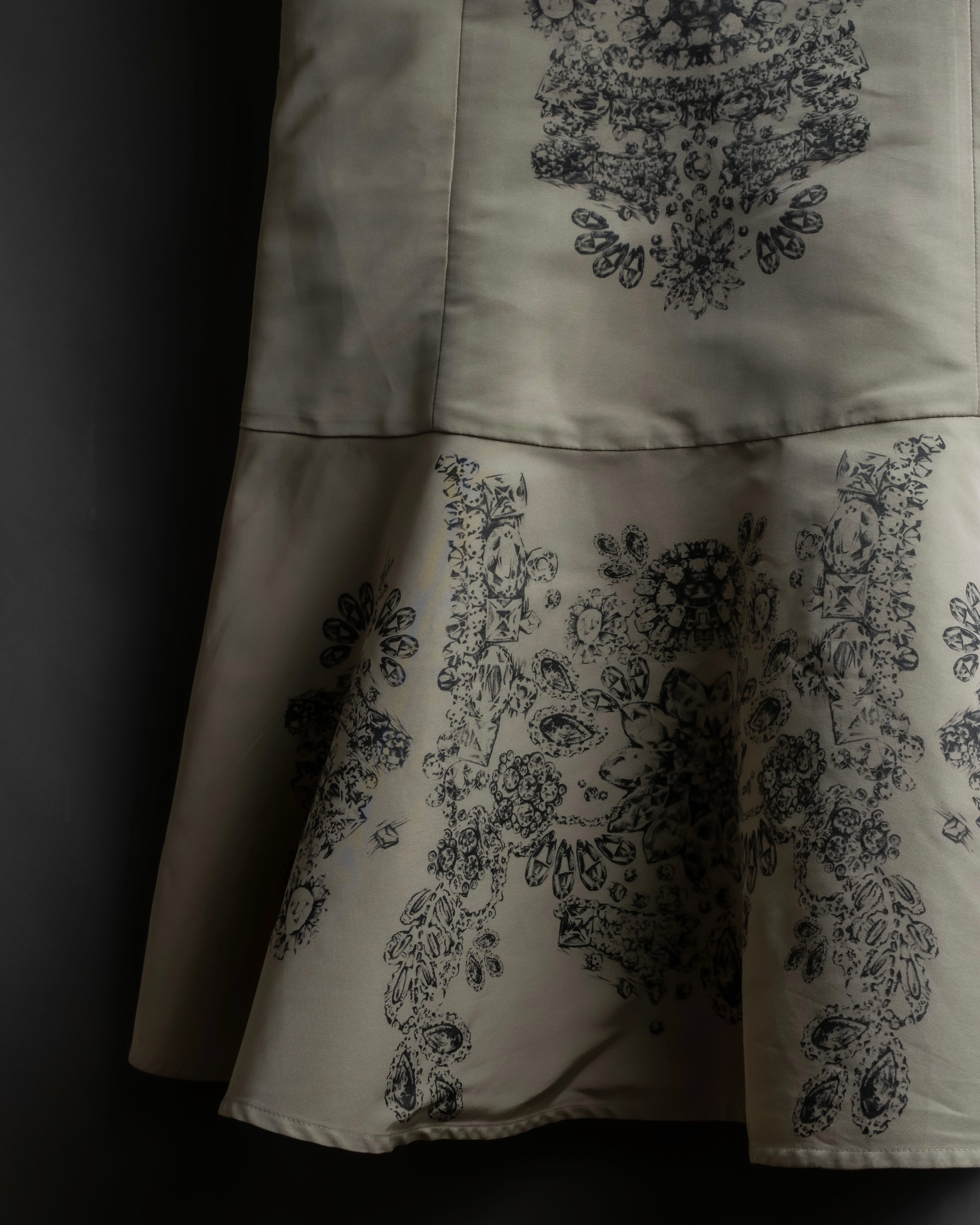 "RED VALENTINO" Baroque print sleeveless dress