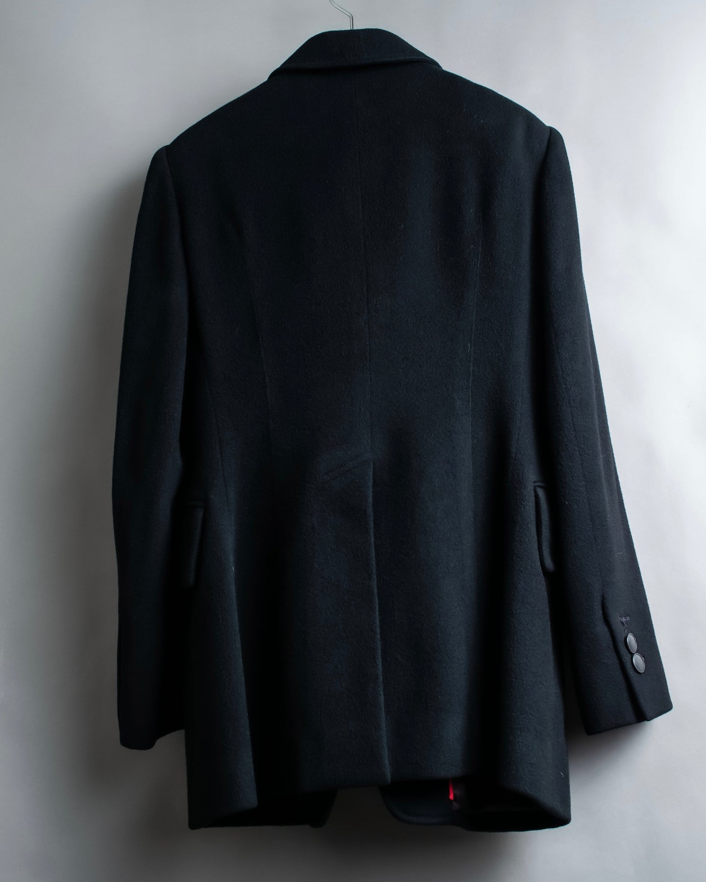 "HERMES" 100% cashmere shaped tailored jacket