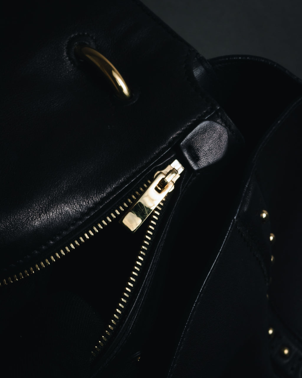 Salvatore Ferragamo Studded Gancini Top Handle Bag