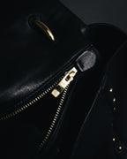 Salvatore Ferragamo Studded Gancini Top Handle Bag