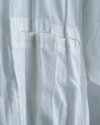 "ISSEY MIYAKE" Pleated short sleeve shirt