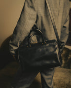 -SPECIAL- “Saint Laurent” 2012-2016 Classic Duffle 12 smooth calfskin bag