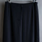 "HERMES" 100% silk straight silhouette maxi skirt