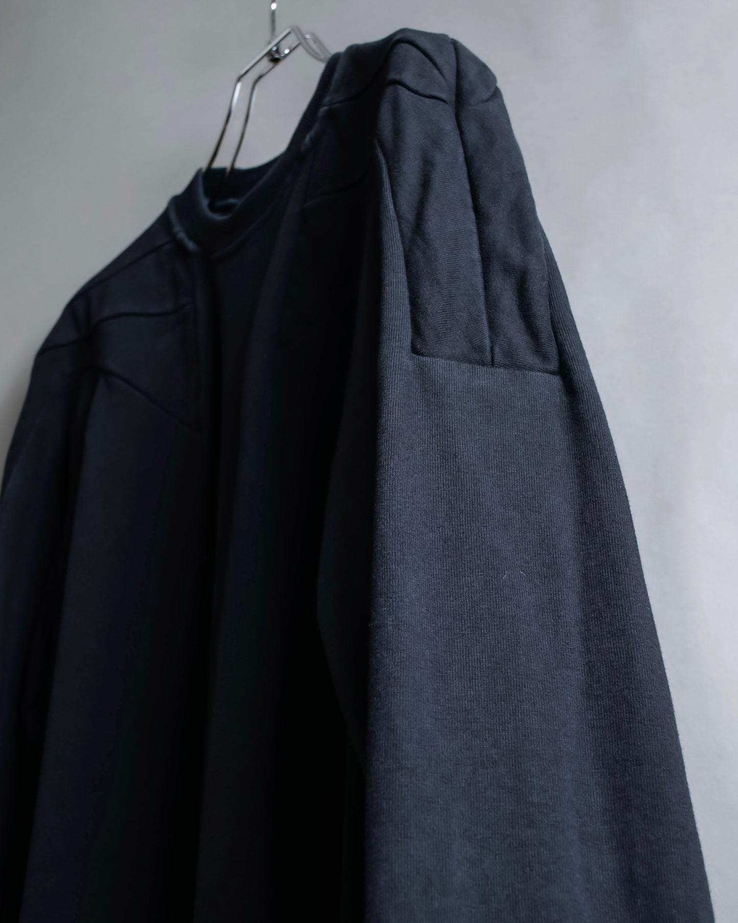 "Rick Owens" 21SS shoulder cutting designed sweatshirt