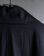 "Christian Dior" Straight line draping silk chester coat