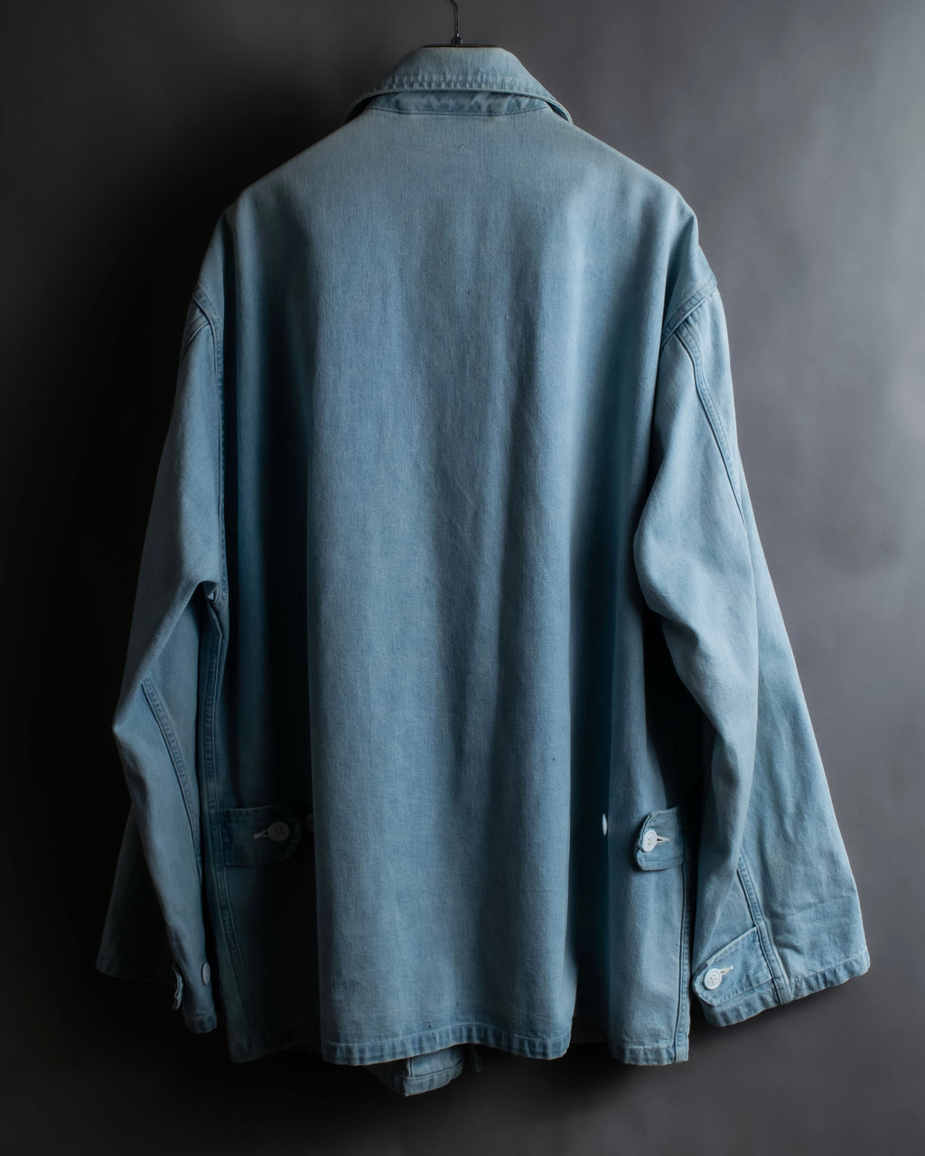 "COMOLI" Flap pocket design oversized denim jacket