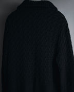 "SONIA RYKIEL" Textured knit button-front long cardigan