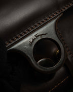 "Salvatore Ferragamo" Swivel crisp closure design leather one-handle bag