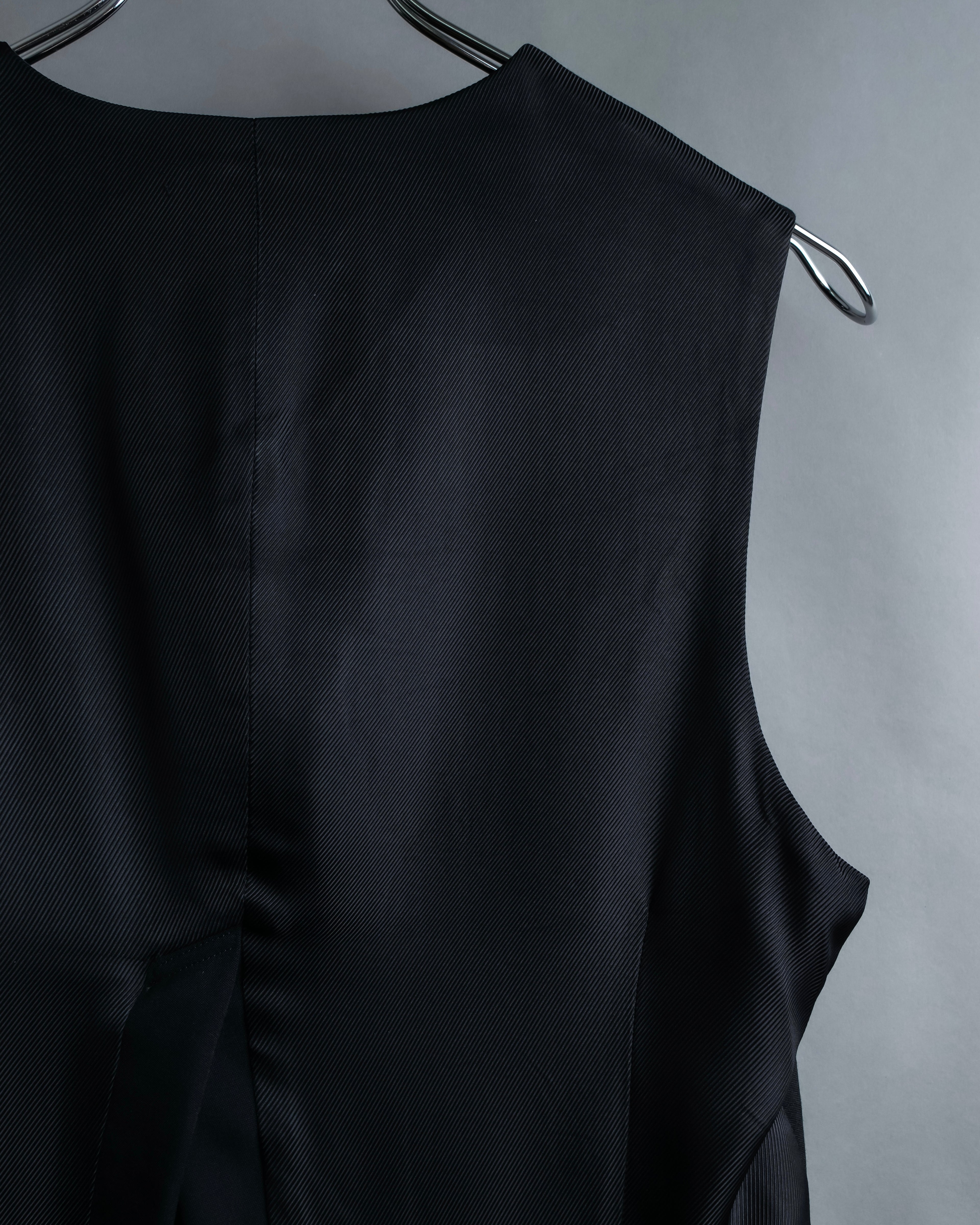 “Y‘s” Tail coat detailed vest