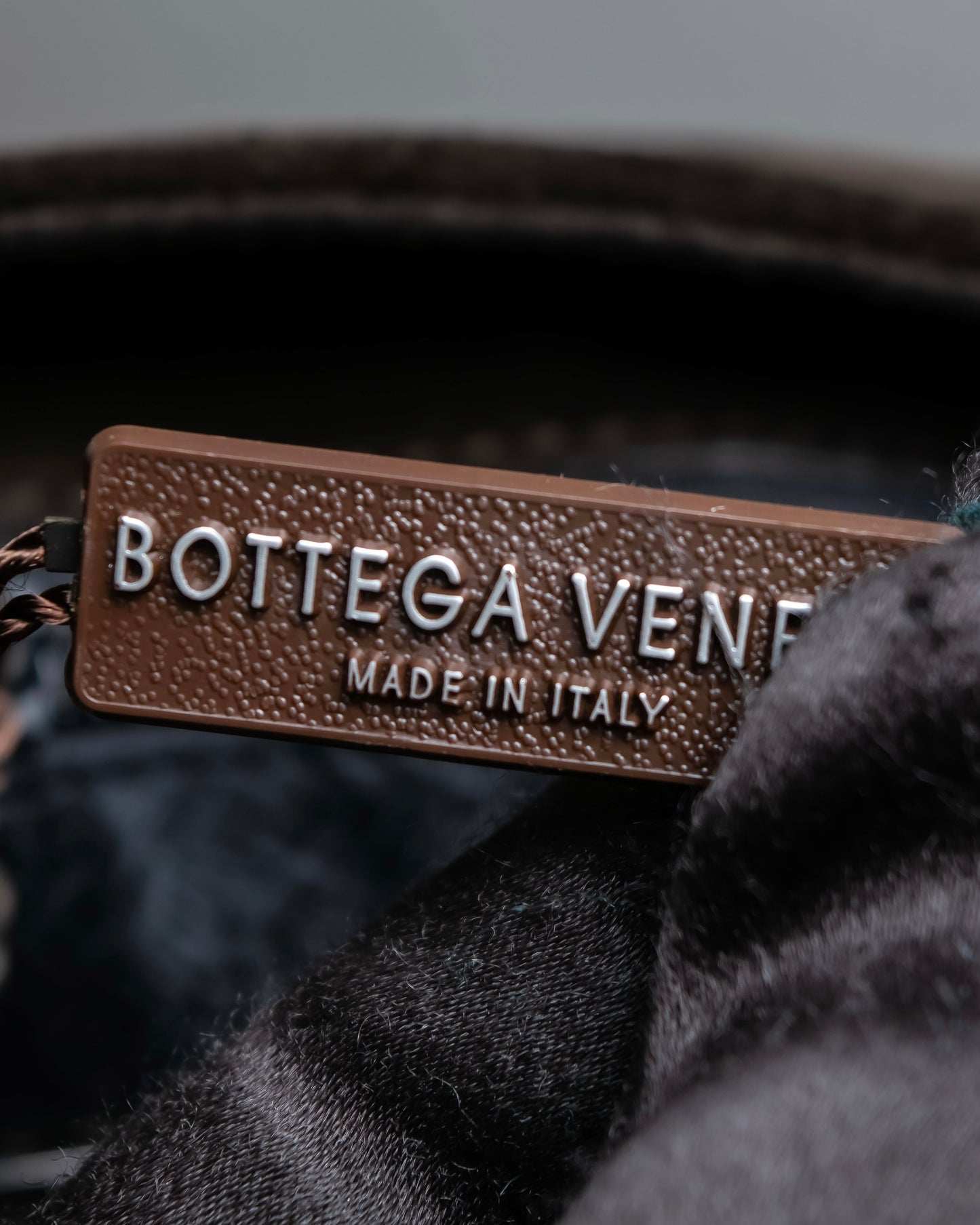 "BOTTEGA VENETA" Suede look tortoiseshell handle 2way bag