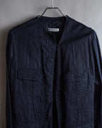 "JIL SANDER" Washer finish flat pocket design jacket