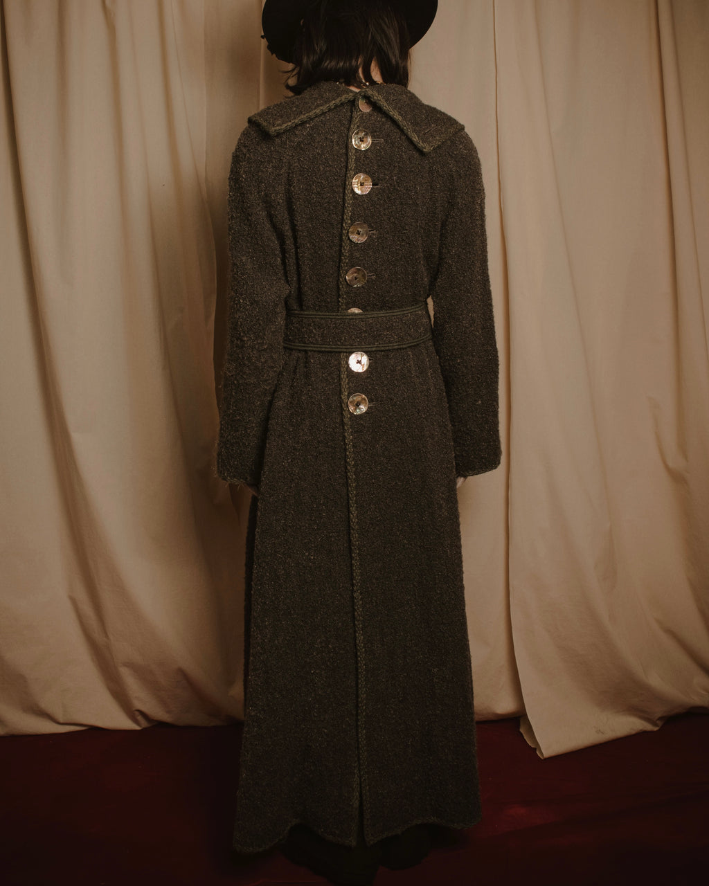 –SPECIAL– "FENDI"
Late 80s-early 90s oversized pile wool wrap coat