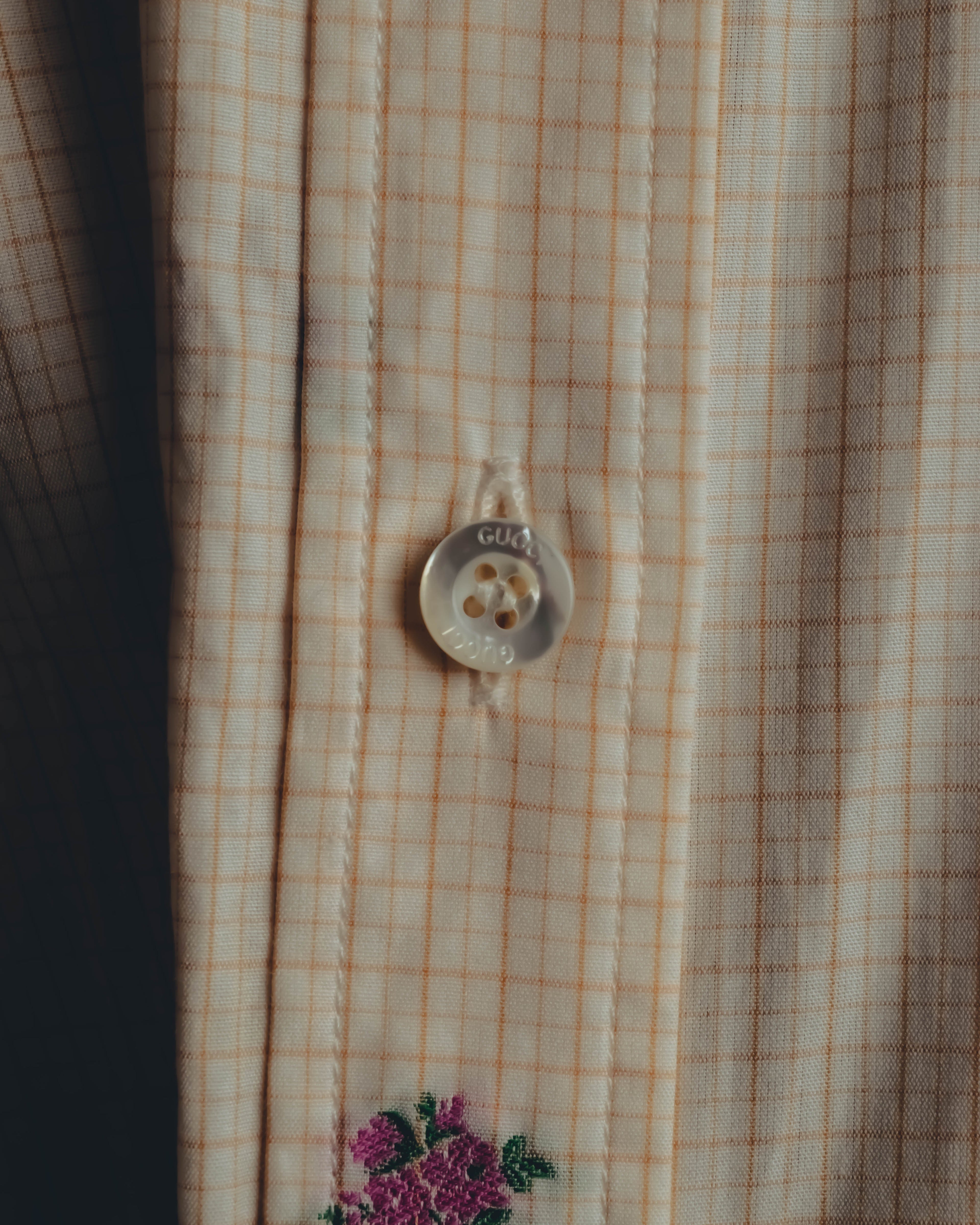 "GUCCI" 2010's-20's Romantic embroidered lace blouse