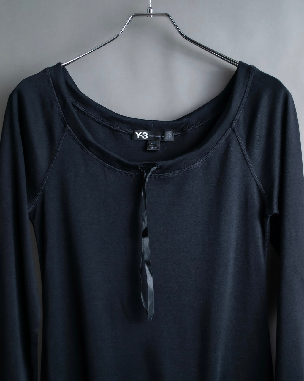 "Y-3" Drawstring switching design pullover