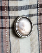 "GUCCI" Floral and checkered western shirt