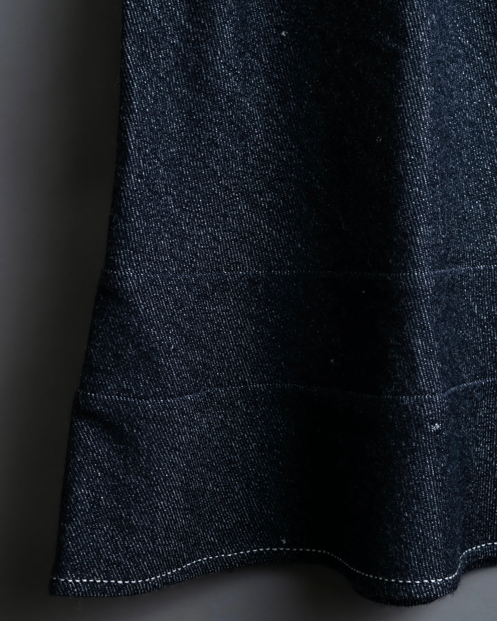 "tricot COMME desGARCONS" Flared silhouette wool cropped skirt