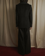 Abrigo doble botonadura estilo pea coat de los años 90-00 de "Max Mara"