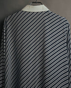 "Christian Dior" 80's-90's Striped silk blouse