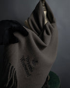 "Vivienne Westwood" Logo engraved wool long muffler