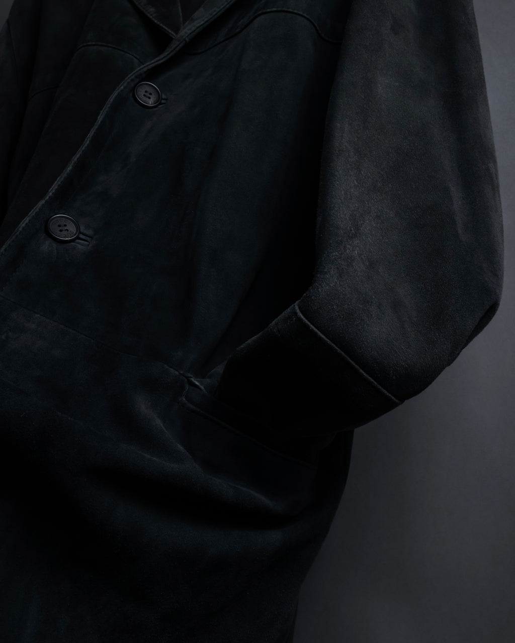 -SPECIAL- "GUCCI" 1998's-01's Tom Ford period beautiful faded suede long coat