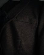 “Salvatore Ferragamo” 2000’s Four button tailored wool blend jacket