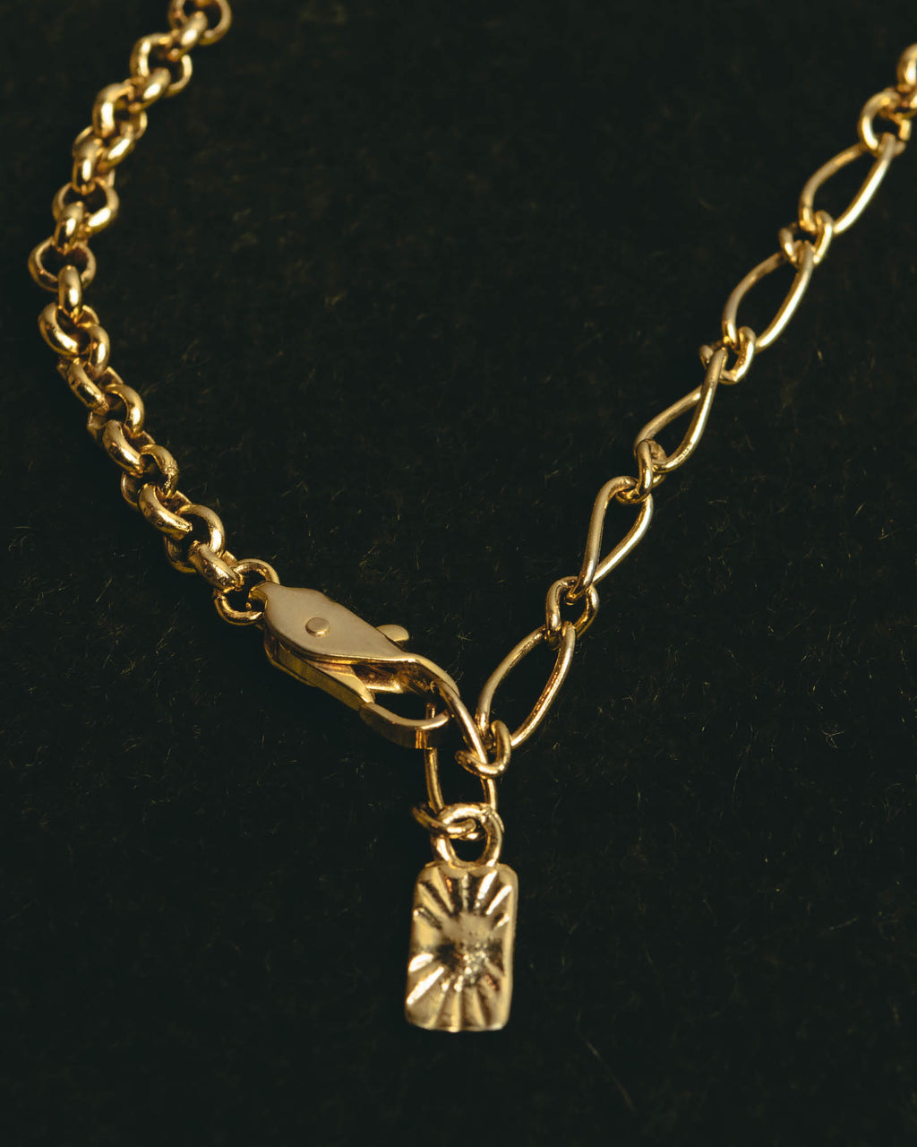 "Yves Saint Laurent" 80's-90's Sculptural floral pendant necklace