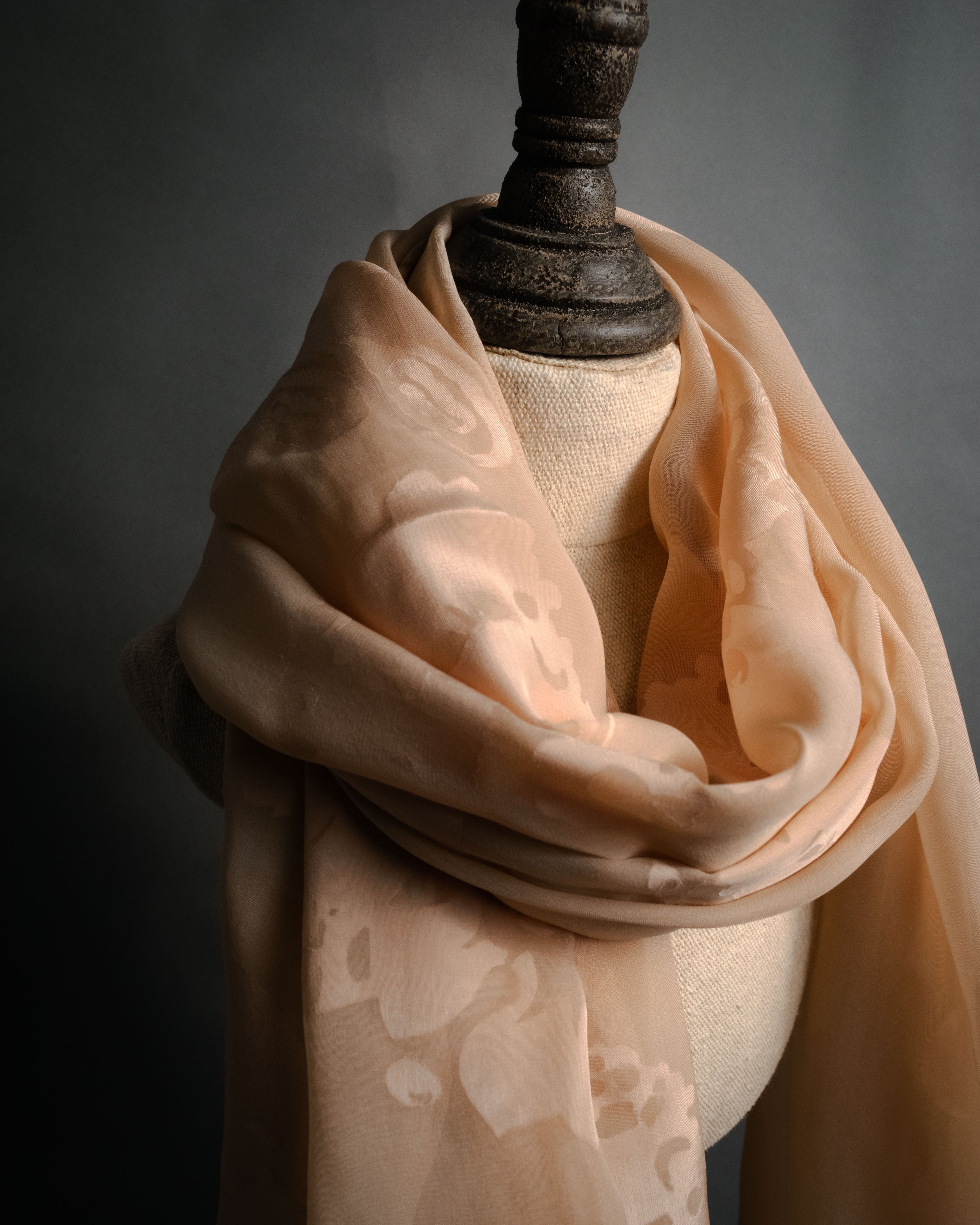 "LOEWE" 00’s-10’s sheer anagram jacquard logo scarf