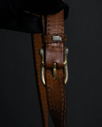 "CELINE Macadam pattern combination shoulder bag