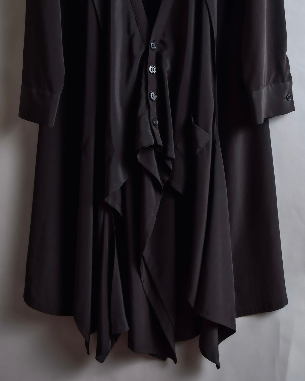 "LIMI feu" Draped asymmetric layered rayon dress