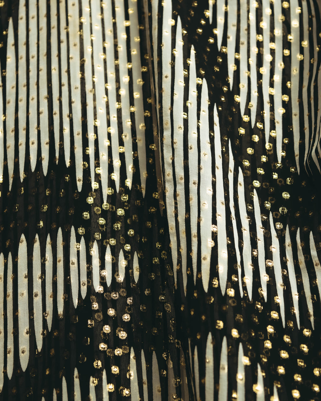 -SPECIAL- “GUCCI” 00’s-10’s Metallic printed sheer stole