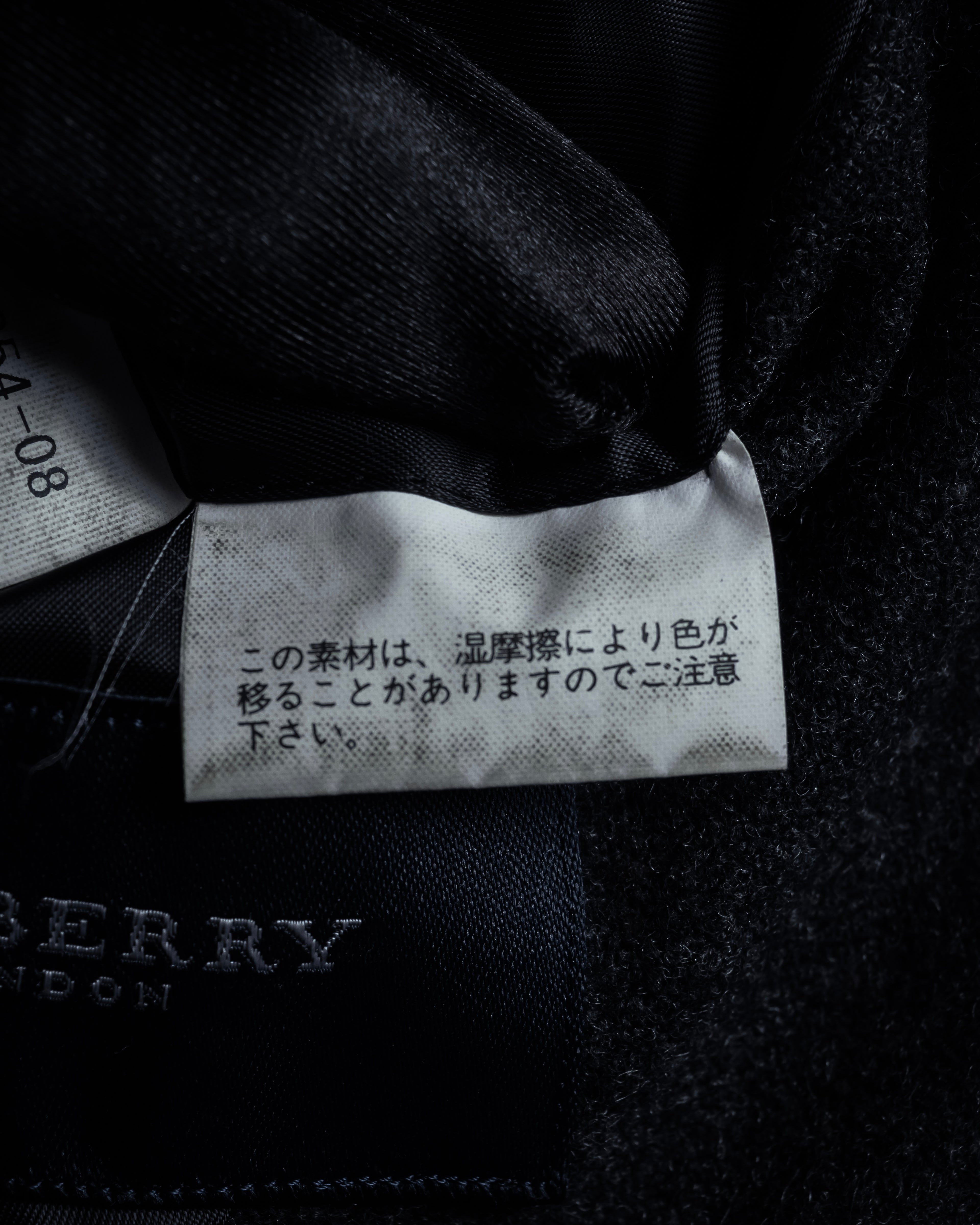 "BURBERRY" Marbled wool unlined tailored jacket