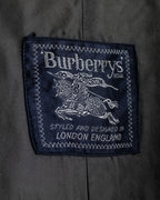 "BURBERRYS" Fine check pattern herringbone coat