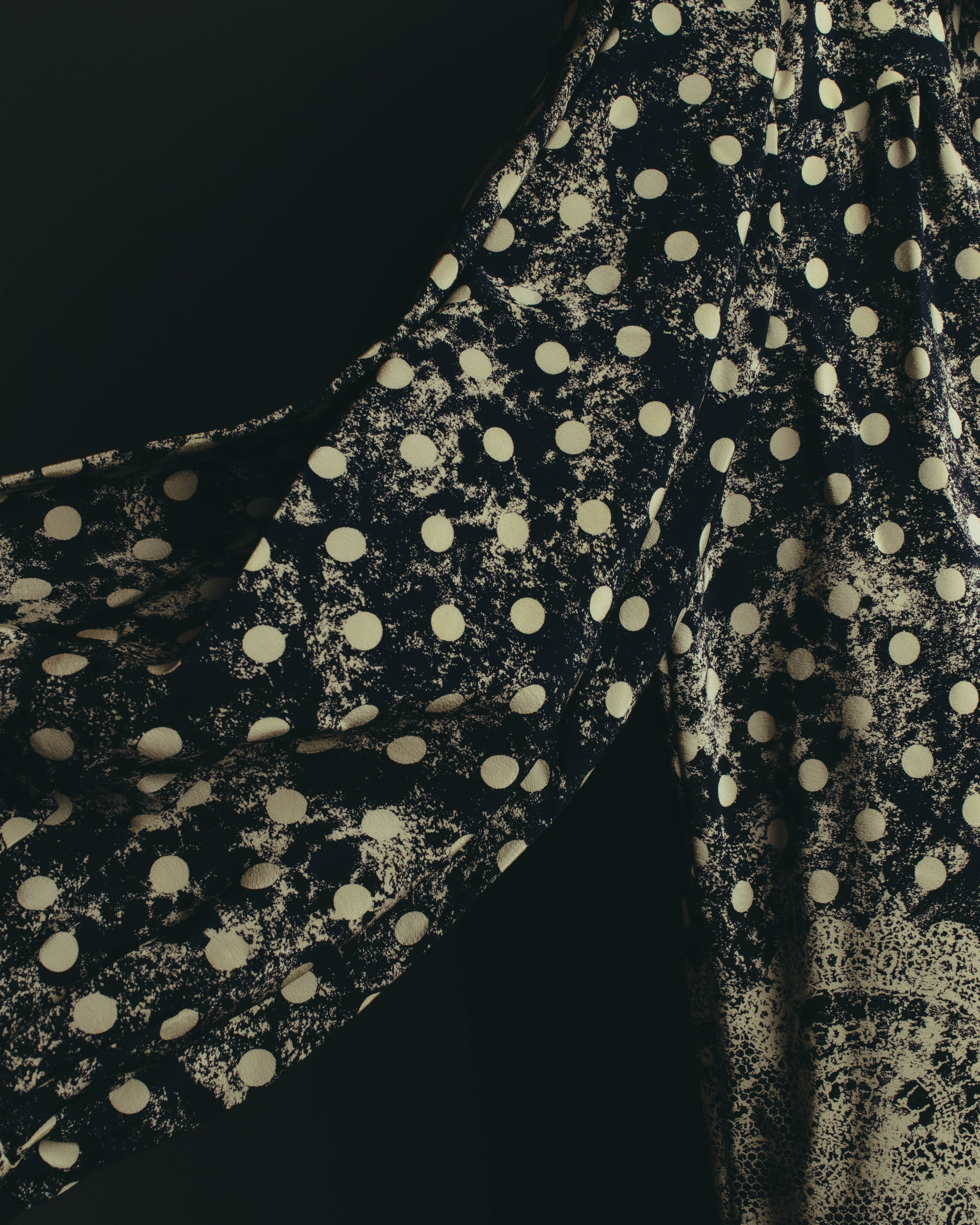 "Christian Dior" 80's-90's Elegant printed silk blouse