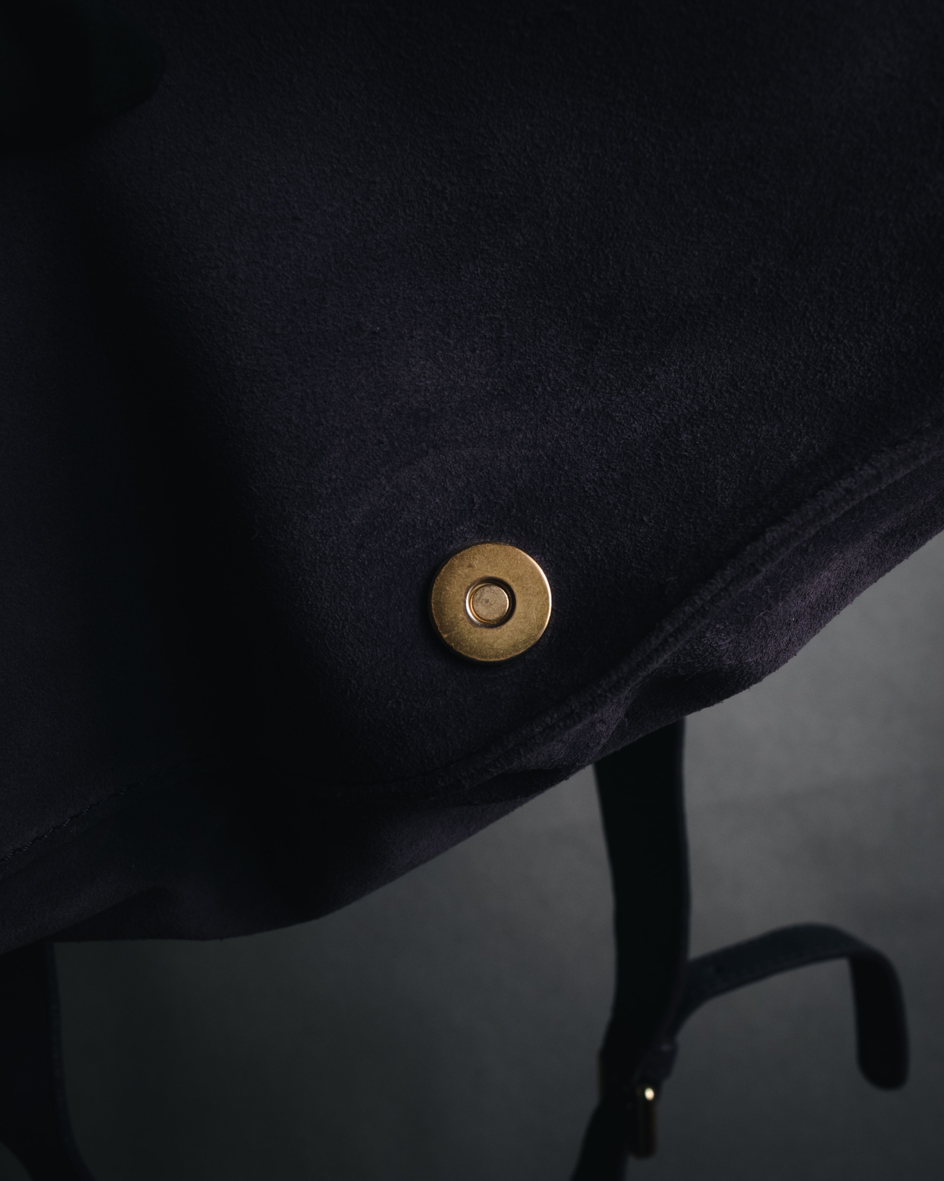 "See By Chloé" 2010s Suede tassel saddle Collins shoulder bag