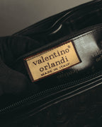 "Valentino Orlandi" 80's-90's Sculptural quilted leather shoulder bag
