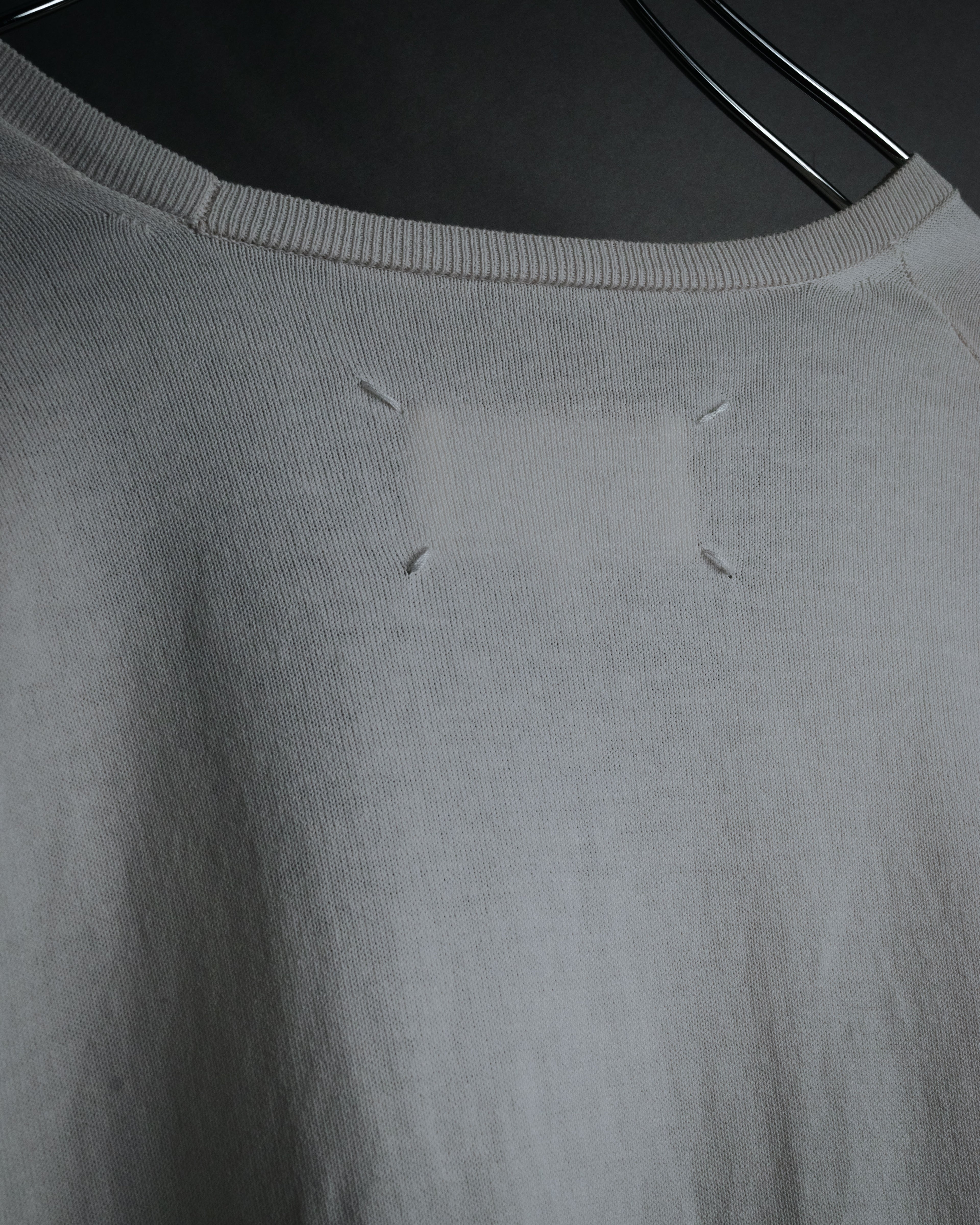 "Maison Martin Margiela" 2014 asymmetrical cotton knit cardigan