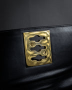 “CELINE” Early 80’s equestrian hardware top-handle bag