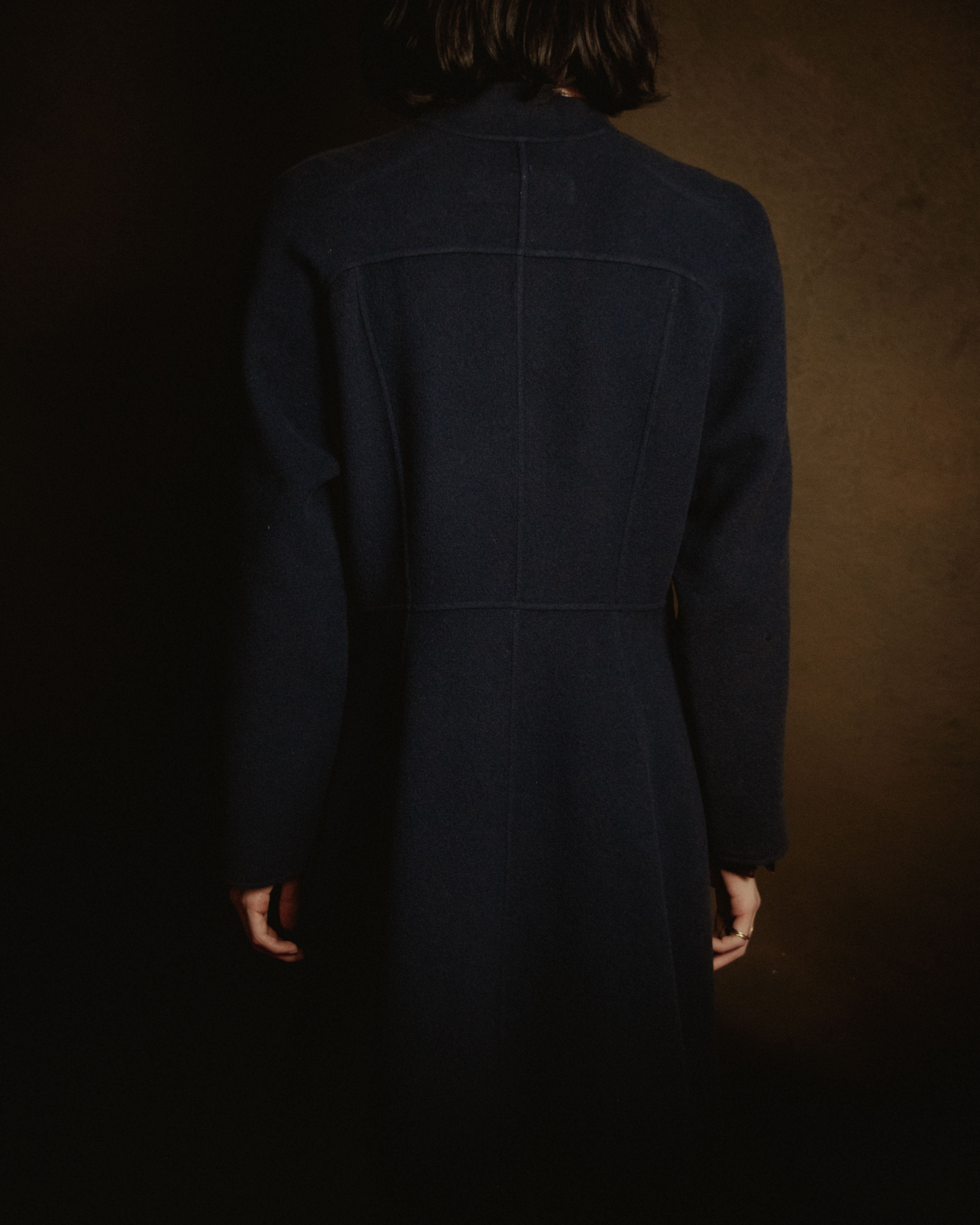 –SPECIAL– "Christian Dior" 80’s-90’s architectural coat dress