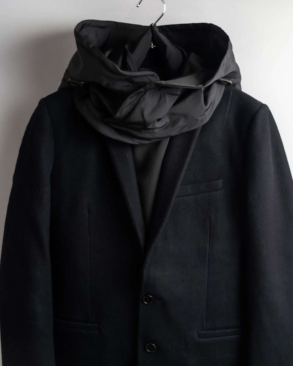 "Juun.J" Zip-up blouson docking design jacket