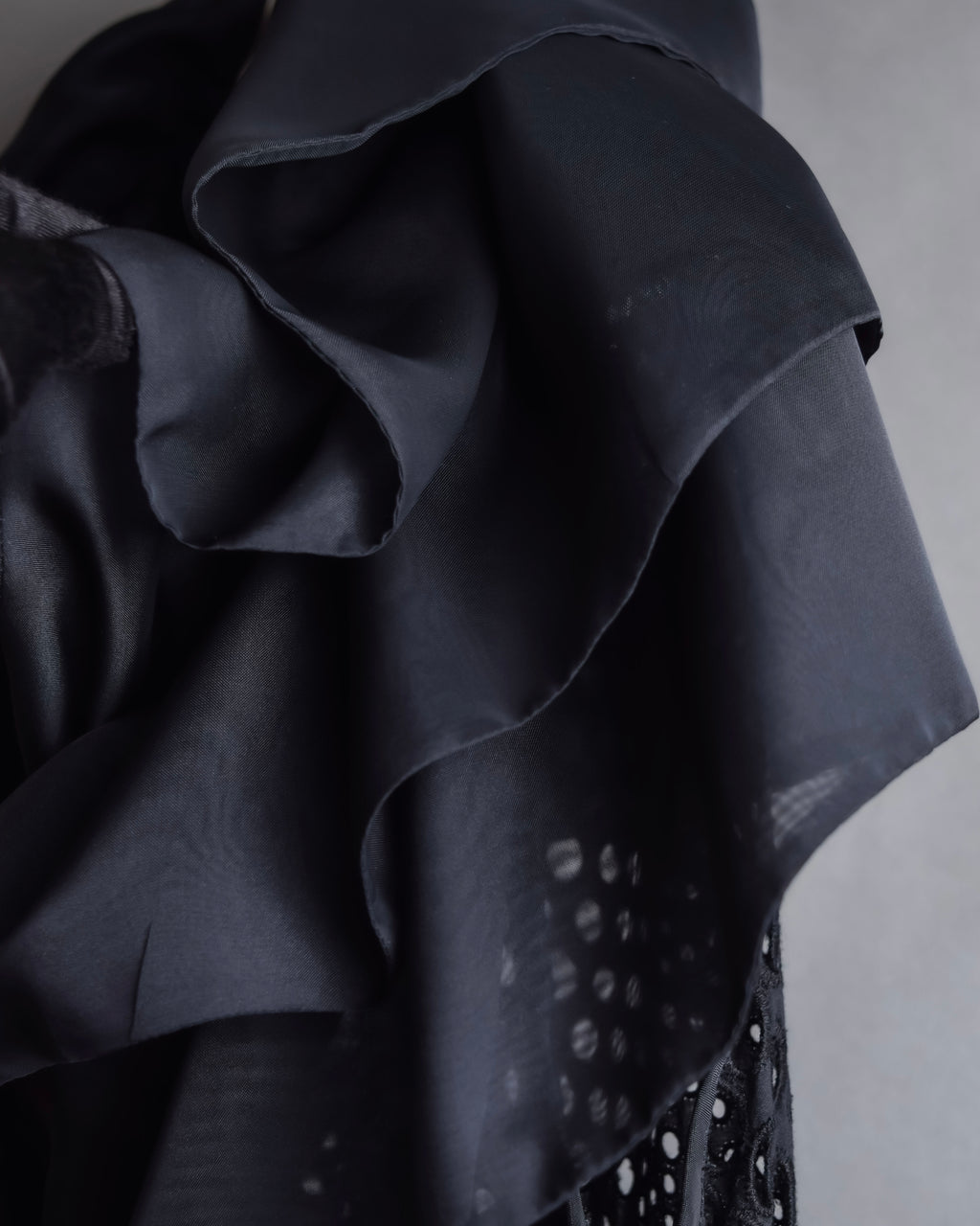 "NOKO OHNO" Layered organza frill embroidered dress