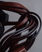 "CELINE" Bundled wrap leather layered belt