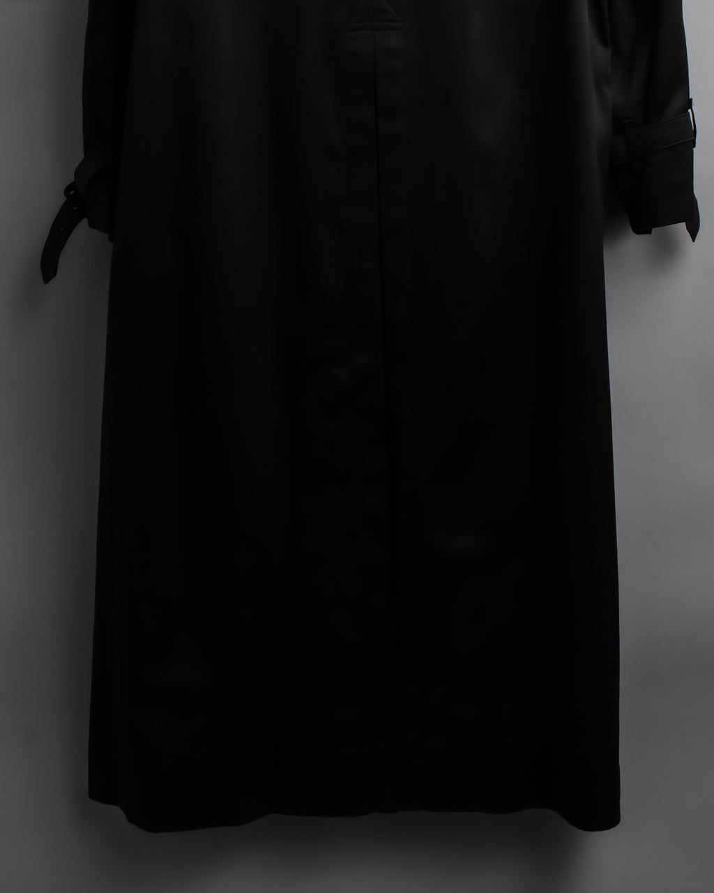 "BURBERRYS" Traditional detail double-breasted stand color trench coat