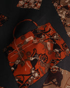 “Hermès” 2007 Kelly en calèche silk scarf