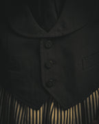 –SPECIAL– "tricot COMME des GARÇONS" 80's Tailored shawl-collar gilet