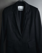 "Yves Saint Laurent" 2008AW Minimal sculpted wool jacket