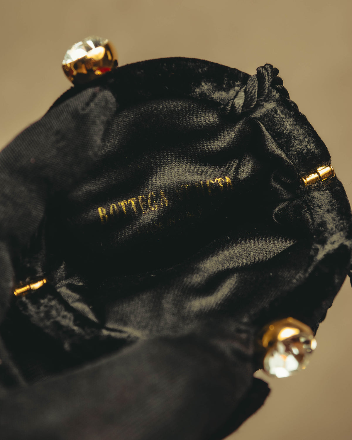 –SPECIAL– “BOTTEGA VENETA” 80’s-90’s Sculptural rose velvet kiss-lock shoulder bag