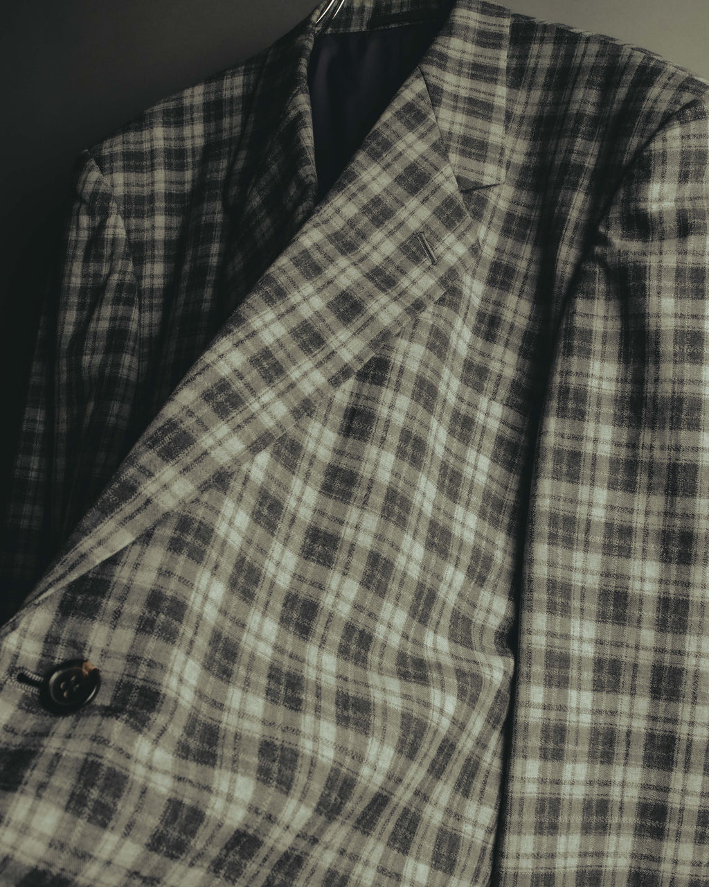 "COMME des GARÇONS HOMME" 90's Plaid wool blazer