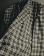 "COMME des GARÇONS HOMME" 90's Plaid wool blazer